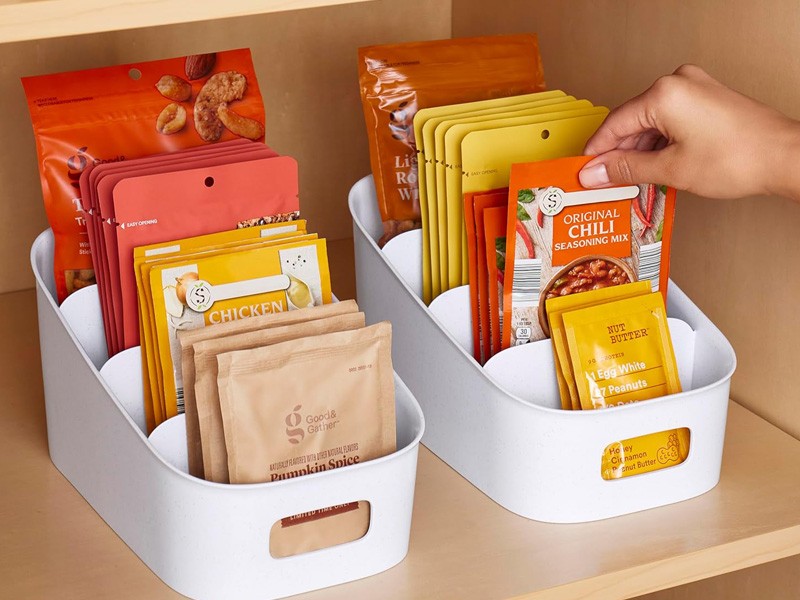 ShelfBin&trade; 4-Tier Divided Bin